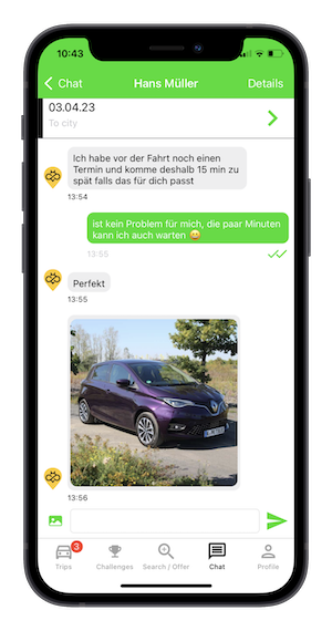 Chat with your fellow passengers